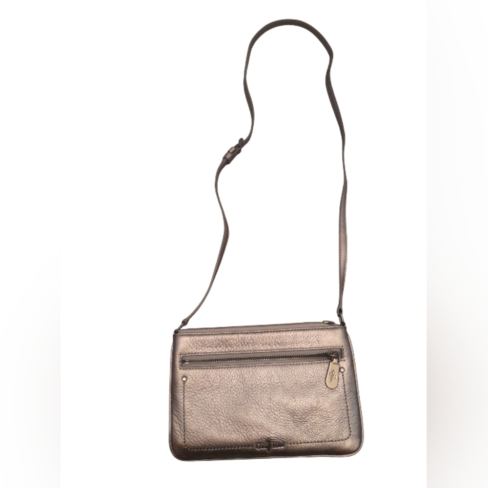 Cole Haan Metallic Silver Crossbody Shoulder Bag